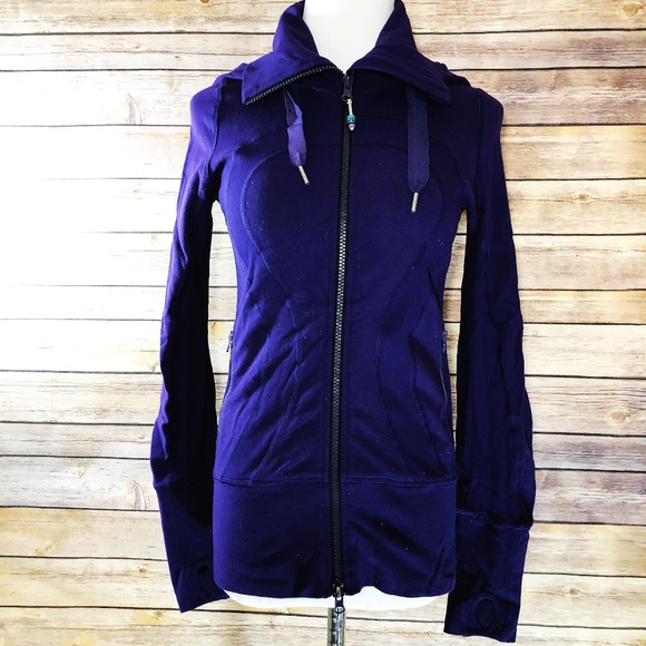 lululemon athletica Jackets & Blazers - Lululemon Hooded Stride Jacket Lolo Purple
